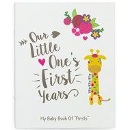 [아마존 핫딜] [아마존핫딜]Ronica First Year Baby Memory Book & Baby Journal - Modern Baby Shower Gift & Keepsake for New Parents to Record Photos & milestones - Five Year Scrapbook & Picture Album for boy &