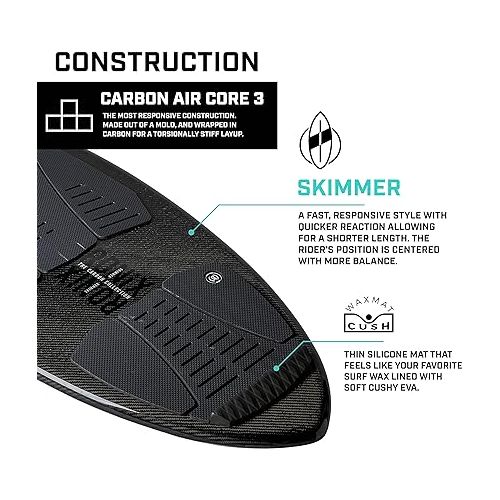  Ronix Carbon Air Core 3 Skimmer Wakesurf Board