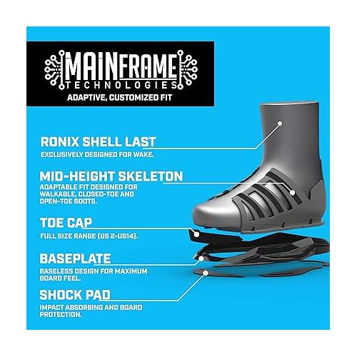  Ronix 2022 Divide (Black) Wakeboard Boots