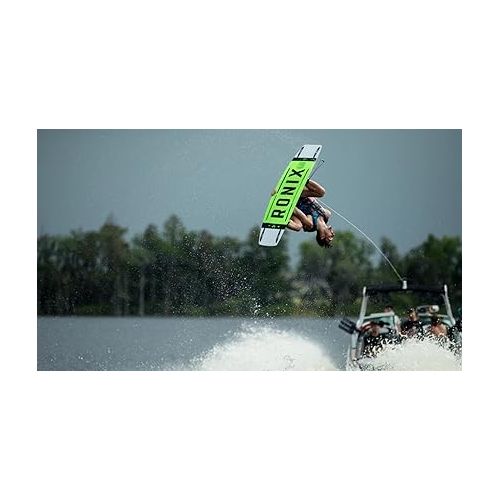  Ronix District Wakeboard - Textured Black/White/Green - 150 (212063)