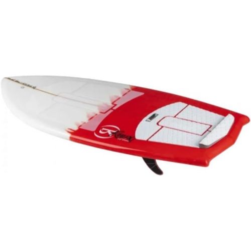  Ronix Women's Flyweight Bat Tail Thruster Wakesurf Board - Pink / White - 4'5