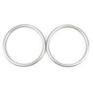 Roo Threads 3 Aluminum Rings for Baby Slings, Silver