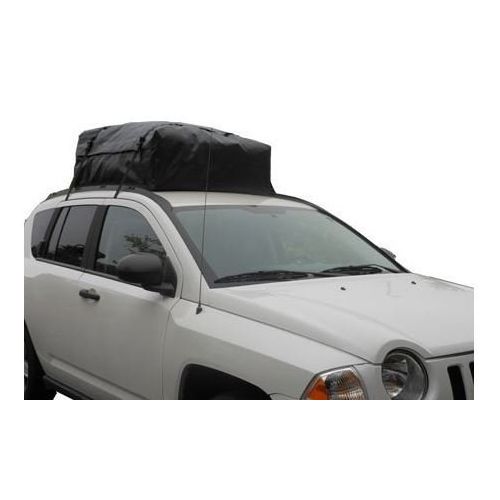  RoofBag 100% Waterproof, Made in USA, Premium Triple Seal for Maximum Protection, 2 Year Warranty, Fits ALL Cars: With Side Rails, Cross Bars or No Rack, Roof Bag includes Heavy Du