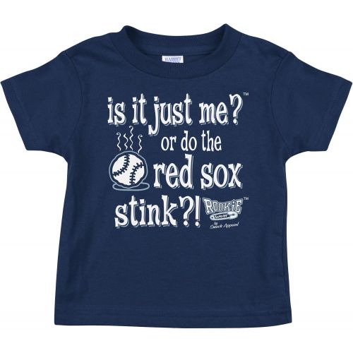  Rookie Wear by Smack Apparel NY Baseball Fans. is It Just Me?! Navy Onesie (NB-18M) or Toddler Tee (2T-4T)