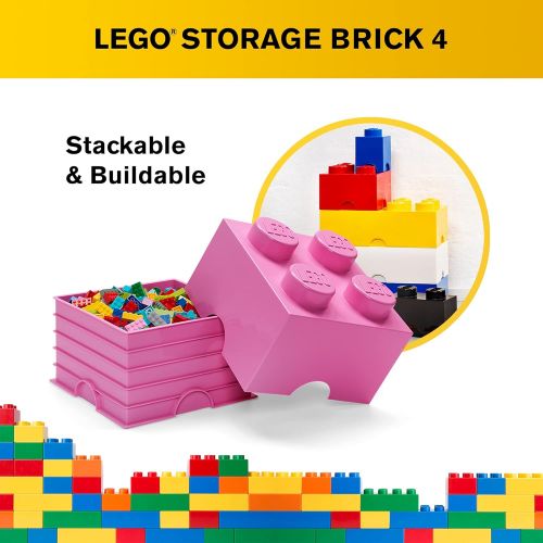  LEGO Storage Brick 4, Bright Pink