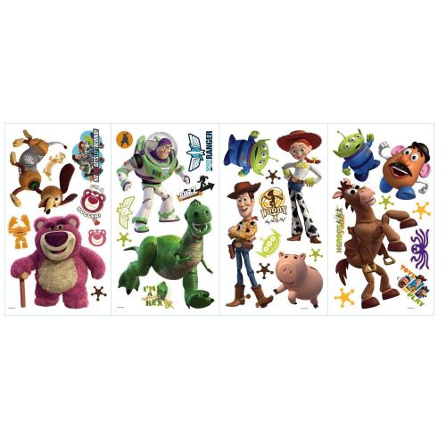  RoomMates Toy Story 3 Glow In The Dark Peel and Stick Wall Decals