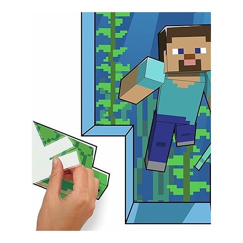 RoomMates RMK5005GM Minecraft Giant Peel and Stick Wall Decal