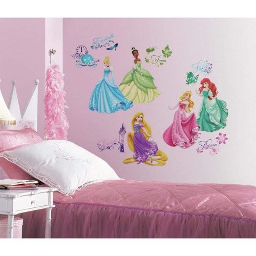  [아마존 핫딜]  [아마존핫딜]RoomMates Roommates 21990 - Disney Prinzessinnen Wandtattoos/Sticker mit Glitzer, geblistert, 4 Blatter, 37 Elemente