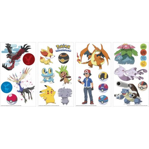  RoomMates Pokemon XY Peel And Stick Wall Decals - RMK2625SCS