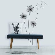 RoomMates RMK2606GM Whimsical Dandelion Peel And Stick Giant Wall Decals ,Multicolor