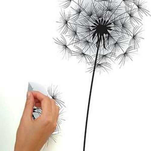  RoomMates RMK2606GM Whimsical Dandelion Peel And Stick Giant Wall Decals ,Multicolor