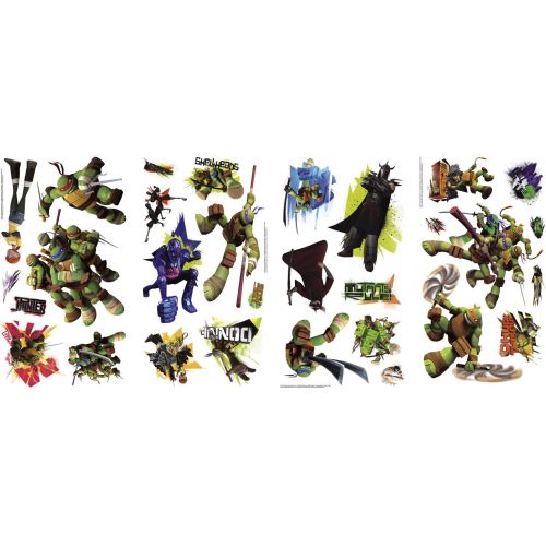  RoomMates Teenage Mutant Ninja Turtles Peel & Stick Wall Decor Set