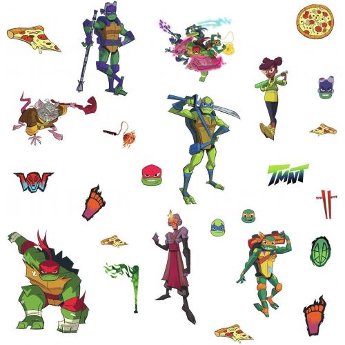  RoomMates RMK4186SCS Rise of The TMNT Peel and Stick Wall Decals