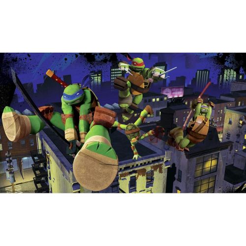  RoomMates JL1297M Teenage Mutant Ninja Turtles Cityscape Spray and Stick Removable Wall Mural - 10.5 ft. x 6 ft.