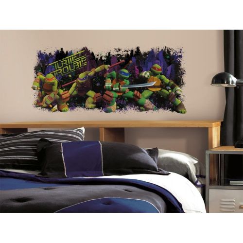  RoomMates Teenage Mutant Ninja Turtle Trouble Graphix Peel & Stick Wall Decals 18 x 40in