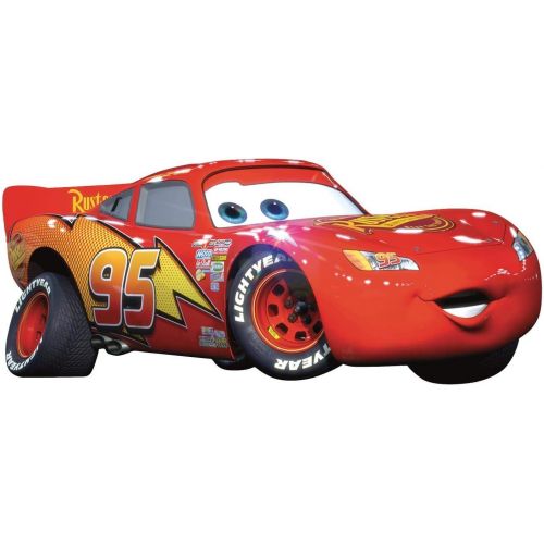  RoomMates Disney Pixar Cars Lightening Mcqueen Peel and Stick Giant Wall Decal - RMK1518GM