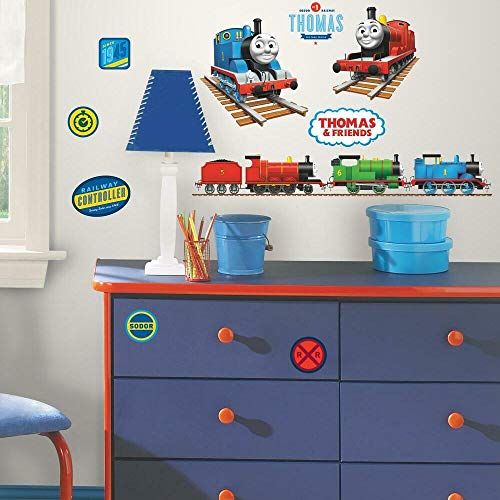  RoomMates RMK1831SCS Thomas The Tank Engine Peel and Stick Wall Decals