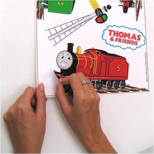  RoomMates RMK1035SCS Thomas & Friends Peel and Stick Wall Decals ,Multi color