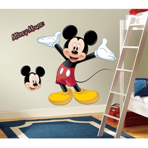  RoomMates RMK1508GM Mickey Mouse Peel and Stick Giant Wall Decal