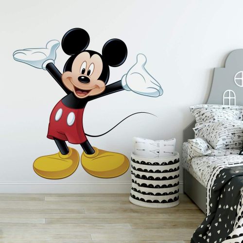  RoomMates RMK1508GM Mickey Mouse Peel and Stick Giant Wall Decal