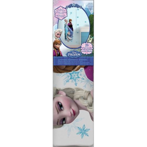  RoomMates RMK2793GC Disney Frozen Elsa, Anna and Olaf Peel and Stick Giant Growth Chart Wall Decal , Blue