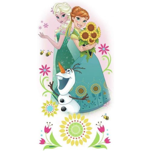  RoomMates RMK3018GM Disney Frozen Fever Group Peel and Stick Giant Wall Decal