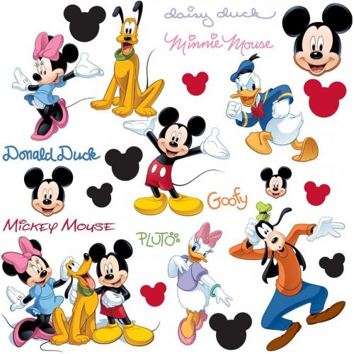  RoomMates RMK1507SCS Mickey and Friends Peel and Stick Wall Decals