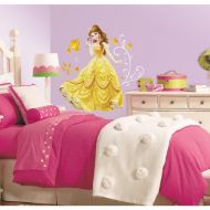 RoomMates RMK2551GM Disney Princess Beauty and the Beast Belle Peel and Stick Giant Wall Decals with Glitter