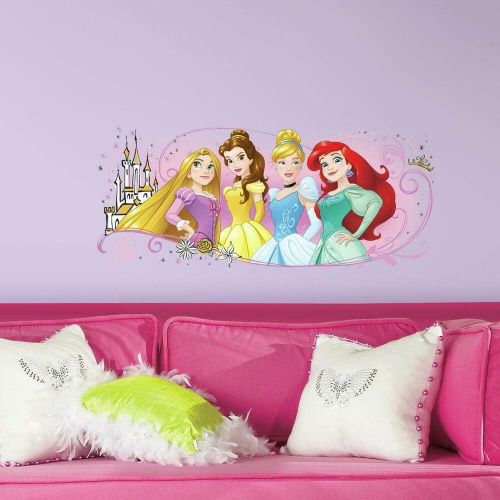  RoomMates RMK3182GM Disney Princess Friendship Adventures Peel and Stick Giant Wall Decal