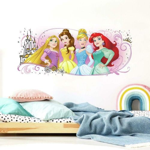  RoomMates RMK3182GM Disney Princess Friendship Adventures Peel and Stick Giant Wall Decal