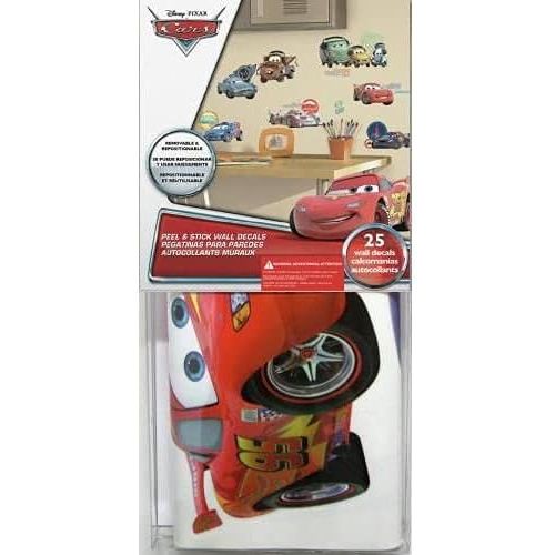  RoomMates RMK1583SCS Disney Pixar Cars 2 Peel and Stick Wall Decals