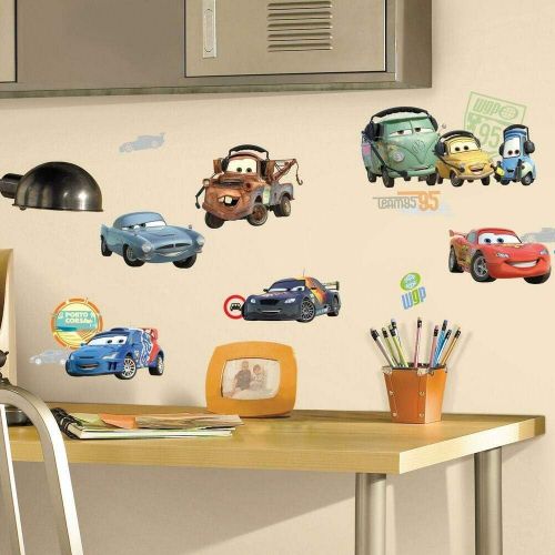  RoomMates RMK1583SCS Disney Pixar Cars 2 Peel and Stick Wall Decals