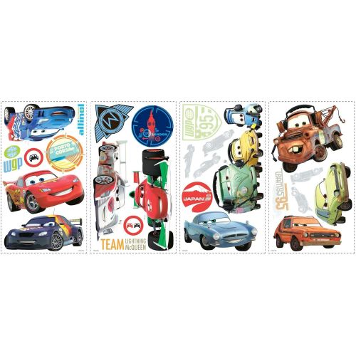  RoomMates RMK1583SCS Disney Pixar Cars 2 Peel and Stick Wall Decals