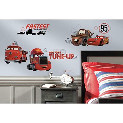  RoomMates RMK2533SCS Disney Pixar Cars Friends to the Finish Peel and Stick Wall Decals