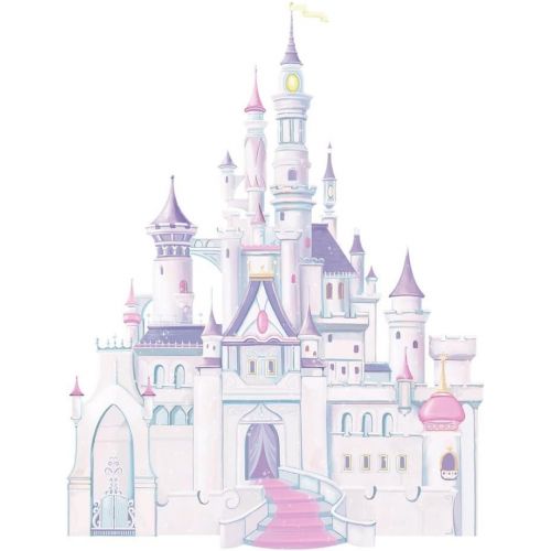  RoomMates RMK1546GM Disney Princess Castle Peel and Stick Giant Wall Decal