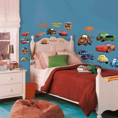  RoomMates RMK1520SCS Disney Pixar Cars Piston Cup Champs Peel and Stick Wall Decals
