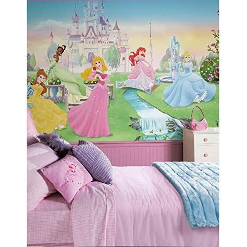  RoomMates JL1228M Disney Dancing Princess 6-Foot-by-10.5-Foot Prepasted Wall Mural
