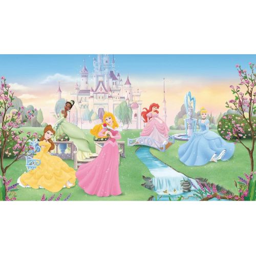  RoomMates JL1228M Disney Dancing Princess 6-Foot-by-10.5-Foot Prepasted Wall Mural