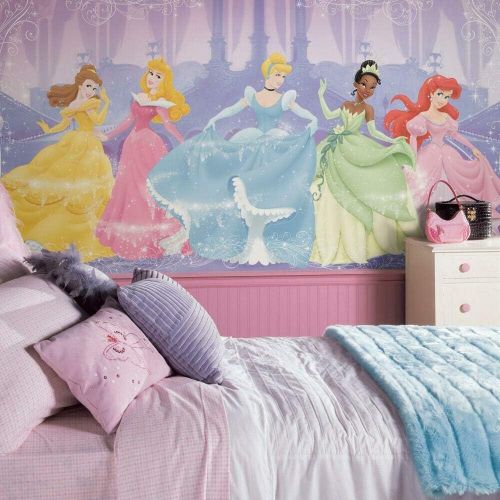  RoomMates JL1226M Disney Perfect Princess 6-Foot-by-10.5-Foot Prepasted Wall Mural