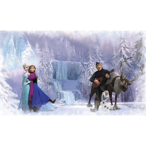  RoomMates Disney Frozen Chair Rail Prepasted Mural 6 x 10.5 - Ultra-strippable