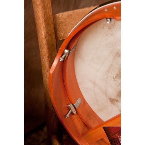 루즈벡 Roosebeck 16 Red Cedar Bodhran Drum - T-bar