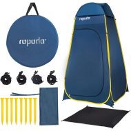 ROPODA Pop Up Tent 83inches x 48inches x 48inches, Upgrade Privacy Tent, Porta-Potty Tent Includes 1 Removable Bottom, 8 Stakes, 1 Removable Rain Cover, 1 Carrying Bag
