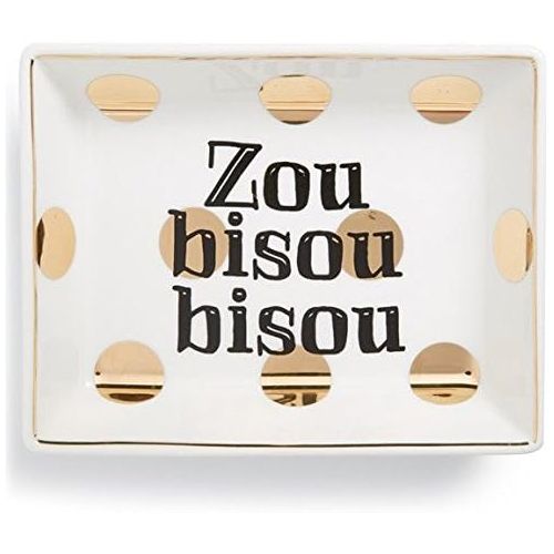  [아마존베스트]Rosanna Tres Chic Zou Bisou Bisou Trinket Tray