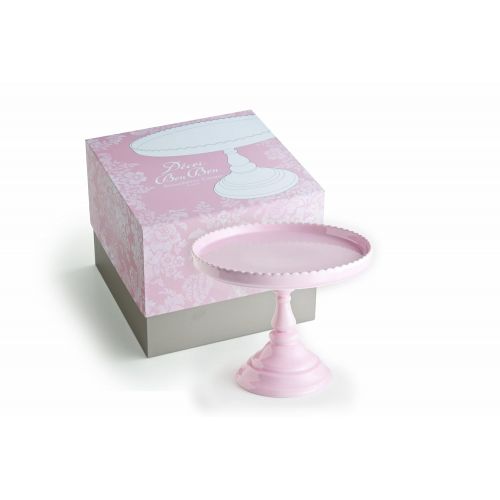  Rosanna Decor Bon Bon Footed Round Cake Stand Pink