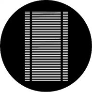 Rosco Standard Steel Gobo #7702 - Venetian Blind - Size B 86mm