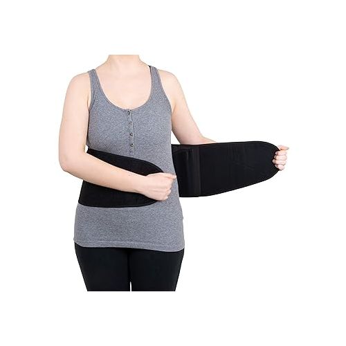  Roscoe Medical BB7816 Roscoe Back Brace Lumbar Support Belt for Lower Back Pain, Fits Waists 36-47, X-Large