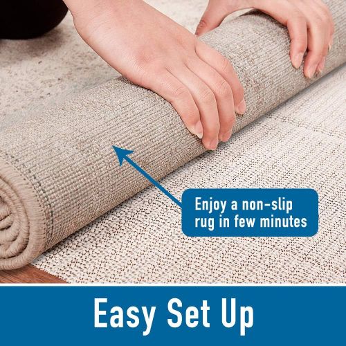  Rose Home Fashion RHF 5×7 Rug Pad, Rug Pad, Rug Gripper, Extra Strong Grip, Available 12 Sizes, Non Slip Rug Pad, Rug Gripper for Hardwood Floors, Rug Pads, Rug Grippers, Rug Pads for Hardwood Floor