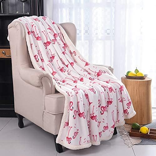  [아마존베스트]Rose Home Fashion RHF Flamingo Fuzzy Blanket,Plush Blanket,Fluffy Blanket,Bed Throw Blanket,Velvet Blanket,Thick Fleece,Cozy Blankets for Kids,Kids Blanket,Couch Blanket,Thick Fleece,Flamingo Gifts