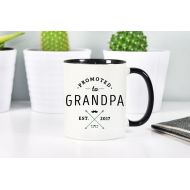 RoseGoldRebel Grandpa to be, Grandpa Mug, Grandfather Mug, Pregnancy Announcement Mug, Rose Gold Rebel, Grandparents Mugs, Pregnancy Reveal, New Grandpa