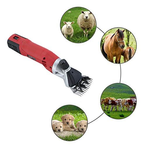  RoseYary 110V 500W Farm Electric Sheep Shearing Clipper Shear Goat Wool Cutting Machine